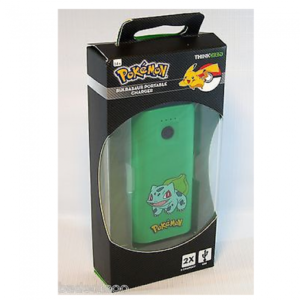 POWER BANK 5000 MAH VERDE POKEMON BULBASAUR 2449