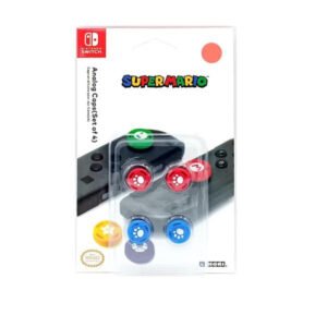 THUMB GRIPS HUELLAS ROJO AZUL JOYCON SWITCH