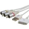 CABLE AUDIO-VIDEO AV USB IPOD 3G ES-5091B