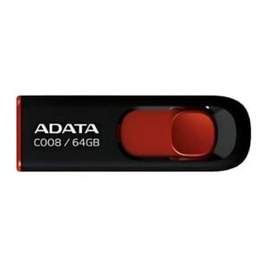 MEMORIA USB 64GB ADATA AC008 USB-A 2 AC008-64G-RKD NEGRO / R
