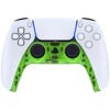 CARATULA INFERIOR CONTROL PS5 TRANSPARENTE VERDE