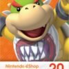 TARJETA NINTENDO ESHOP $20 DOLARES