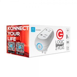 ENCHUFE SMART PLUG LOGIC 2 CONECTORES LO-05S2P10-W