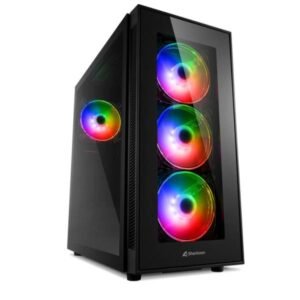 CASE GAMING RGB SHARKOON TG5 PRO MID TOWER VENTILADORES 4 DE