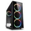 CASE GAMING RGB SHARKOON TG4 MID TOWER VENTILADORES 4 DE 120