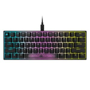 TECLADO GAMING RGB CORSAIR K65 MINI MECÁNICO ALÁMBRICO USB I