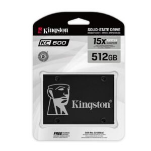 HD INTERNO SOLIDO 512GB KINGSTON KC600 2.5" SATA III 550MB/S