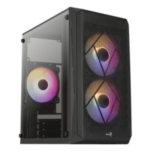 CASE GAMING RGB AEROCOOL CS-107-A-BK-V2 MINI TOWER VENTILADO