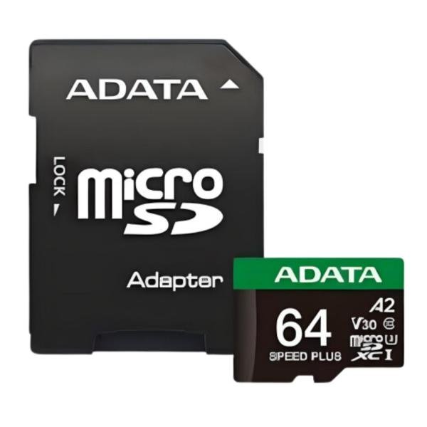 18408_14760.jpg MEMORIA MICRO SDXC 64GB SPEED PLUS ADATA 180/160 MB/S CON AD