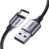 CABLE UGREEN US288 USB-A A USB-C 3A 2M CARGA RAPIDA 60128 NE