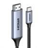 CABLE UGREEN MM142 USB-C A HDMI 4K 1.5M 50570 NEGRO/GRIS