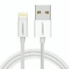 CABLE UGREEN US155 USB-A A LIGHTNING 1M 20728 BLANCO