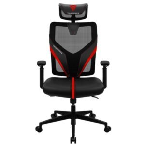 SILLA GAMING ERGONÓMICA THUNDERX3 YAMA1 MALLA CON CUERO SINT