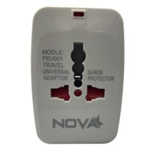 ADAPTADOR UNIVERSAL PARA VIAJES NOVA FEU001001C BLANCO