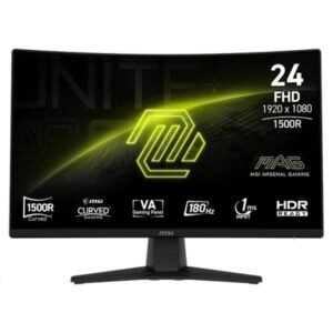 MONITOR MSI MAG 242C 23.6" CURVO 1920 X 1080 180 HZ ANTI-GLA