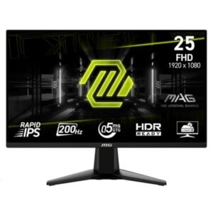 MONITOR MSI MAG 255F E20 24.5" PLANO 1920 X 1080 200 HZ ANTI