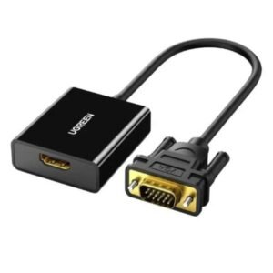 ADAPTADOR UGREEN CM513 VGA A HDMI 1080P 60HZ 50945 NEGRO