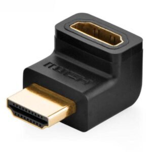 ADAPTADOR CURVO UGREEN HD112 HDMI A HDMI 4K 1080P 20110 NEGR