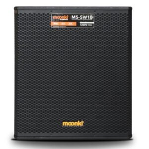 SUBWOOFER MOONKI MS-SW18 1200W ALAMBRICO NEGRO
