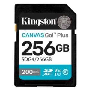 MEMORIA SDXC 256GB KINGSTON CANVAS GO PLUS GEN 4 200 MB/S PA