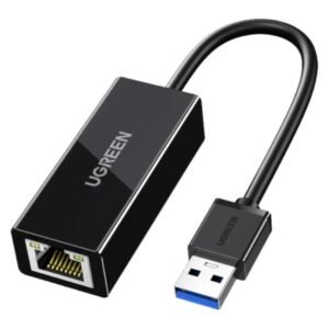 ADAPTADOR UGREEN CR111 USB 3.0 ETHERNET GIGABIT 20256 NEGRO