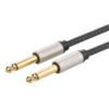 CABLE DE AUDIO UGREEN AV128 6.5MM MACHO A MACHO 2M 10638 GRI