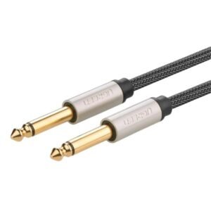 CABLE DE AUDIO UGREEN AV128 6.5MM MACHO A MACHO 2M 10638 GRI
