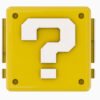REF 3442 SUPER MARIO QUESTION BLOCK ICON LIGHT LAMPARA PALADONE