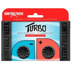 THUMB GRIPS TURBO NEGRO JOYCON SWITCH KONTROLFREEK
