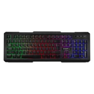 TECLADO GAMING RGB ARGOM COMBAT KB-2055BK MECANICO ALAMBRICO