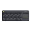 TECLADO LOGITECH K400 PLUS MEMBRANA INALÁMBRICO INGLÉS CON T