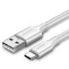 CABLE UGREEN US287 USB-A 2.0 A USB-C 1.5M 60122 BLANCO