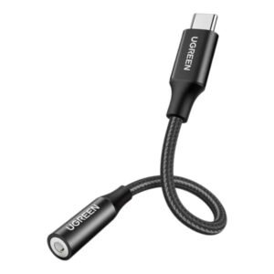 CABLE UGREEN AV142 USB-C MACHO A 3.5MM HEMBRA AUDIO 0.1M 708
