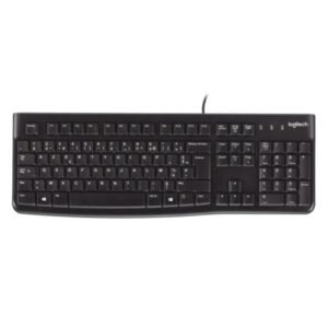 TECLADO LOGITECH K120 CORDED ALÁMBRICO USB INGLÉS 920-002478