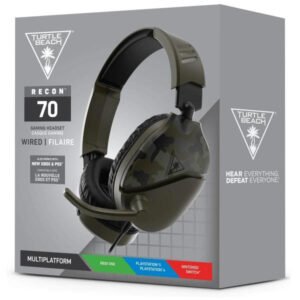 HEADSET TURTLE BEACH RECON 70 CAMUFLADO VERDE MULTIPLATAFORMA