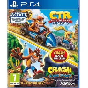 PS4 Juego Crash Bandicoot Bundle 2 en 1
